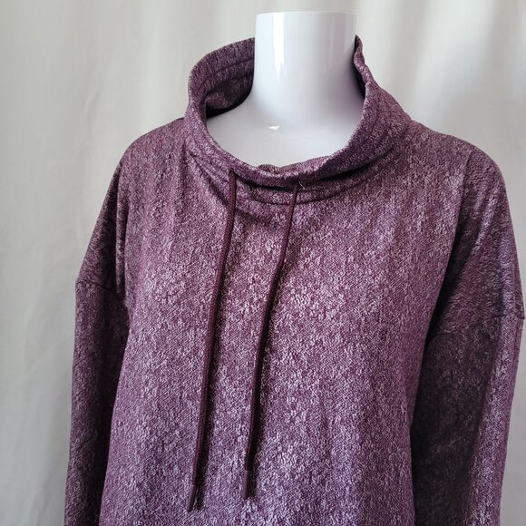 Mondetta Sweatshirt Cowl High Neck XL thumbholes printed Performance Luxury - Picture 4 of 10